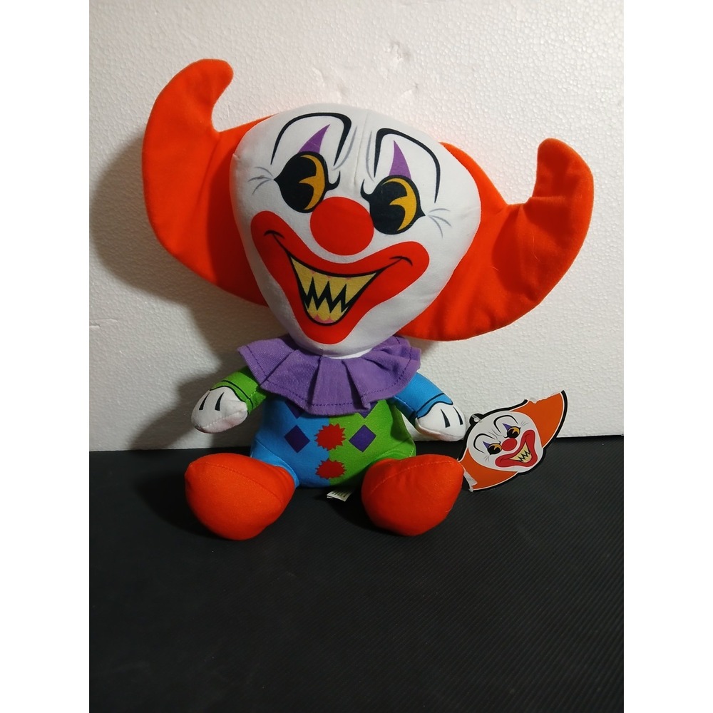 Toy Factory Scary Clown Stuffed Plush 10" "Terrifying Timmy" Creepy Clown NWT